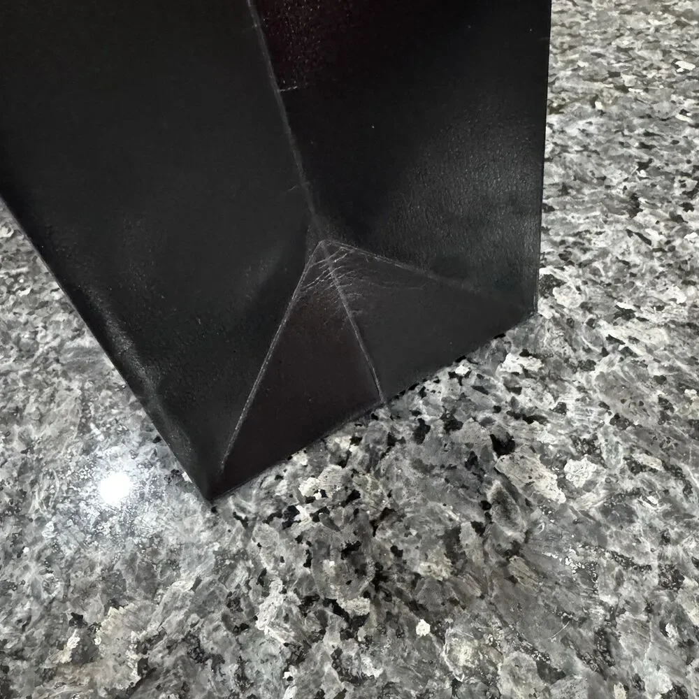 Alexander Wang Black Shopping Gift Empty Paper Bag 16 x 12 x 6